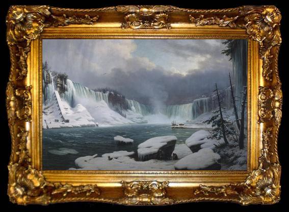 framed  Hippolyte Sebron les chutes du Niagara, ta009-2